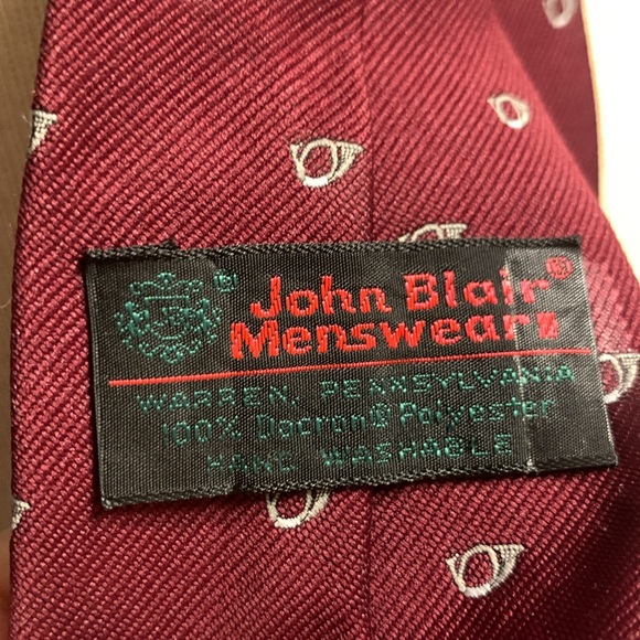 70’s VINTAGE FRENCH HORN SYMPHONY ORCHESTRA NECKTIE - Picture 7 of 12